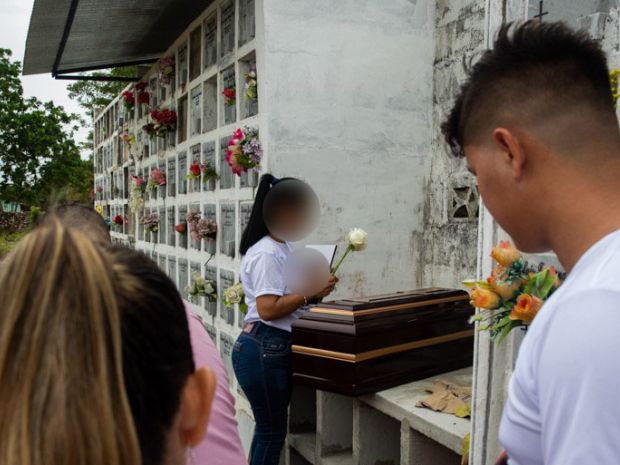 Los restos mortales de uno de los desaparecidos de Caquetá ya fueron entregados  a sus familiares y hoy reposan en el cementerio central de Florencia. Fotografías: Unidad de Búsqueda de Personas dadas por Desaparecidas (UBPD) .