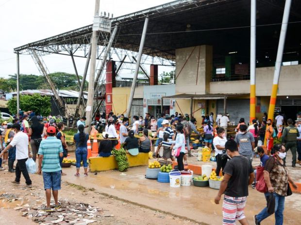 Plaza de mercado de Leticia. Foto: Kennet Palma.