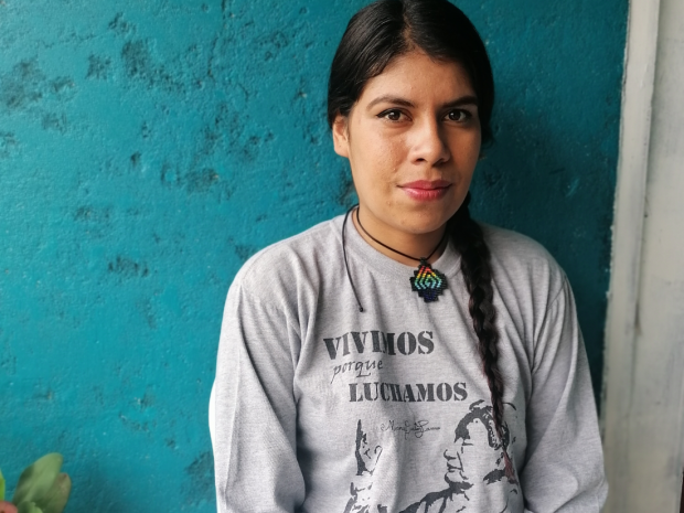 Daniela Soto es estudiante de Filosofía de la Universidad del Cauca. A los 15 años se trasladó, sola, a Popayán para cursar su carrera. Foto: Tatiana Escárraga