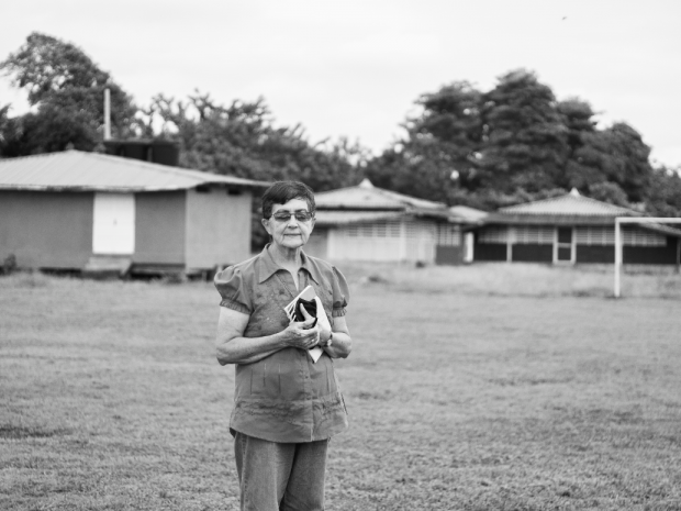 La hermana Luz Eugenia Vallejo, actual directora de la Compañía de María en la vereda La Playa. (Tomada por: Angélica Aley Moncada).