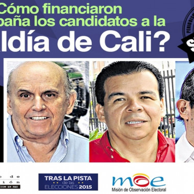 Investigación sobre la financiación de la campañas para la Alcaldía de Cali, trabajo asesorado por Tras la Pista de las Elecciones