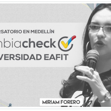 Colombiacheck, iniciativa de producción de CdR estuvo presente en foro de EAFIT