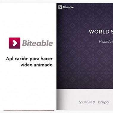 Biteable, una herramienta web de video animado gratuita