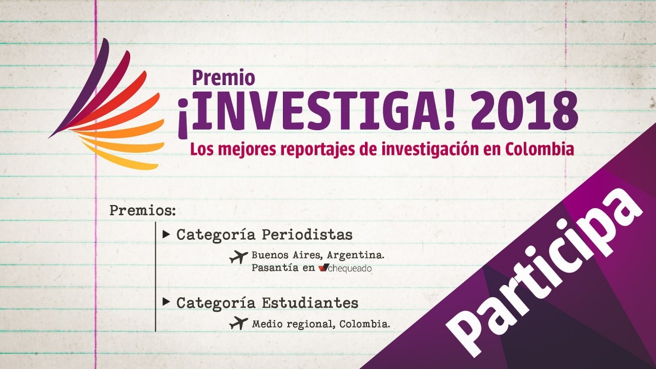 Recibe experiencias con el Premio ¡Investiga! 2018