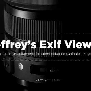 Jeffrey’s Exif Viewer, comprueba gratuitamente la autenticidad de cualquier imagen