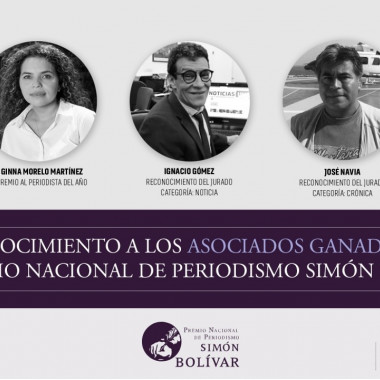 #AsociadosCdR hacen eco en el Premio Nacional de Periodismo Simón Bolívar 2018