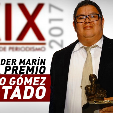 Alexander Marín gana Premio Álvaro Gómez Hurtado