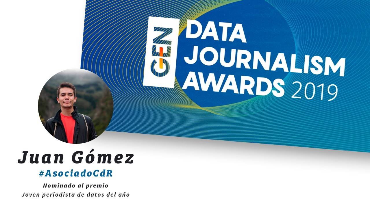 #AsociadoCdR nominado al premio joven periodista de datos del año