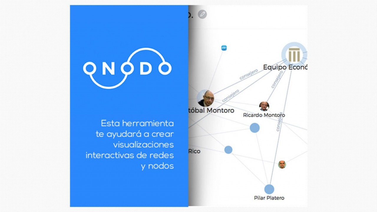 Crea visualizaciones de redes y nodos con esta herramienta interactiva