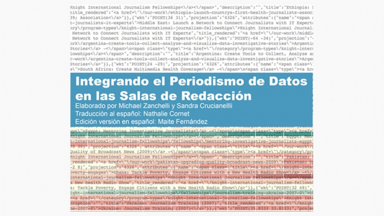 Integrando el Periodismo de Datos en las Salas de Redacción