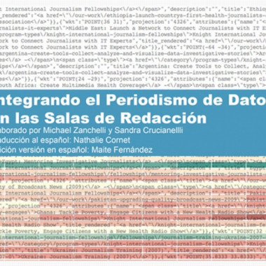 Integrando el Periodismo de Datos en las Salas de Redacción