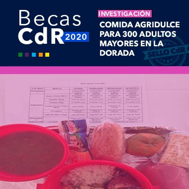 Comida agridulce para 300 adultos mayores en La Dorada