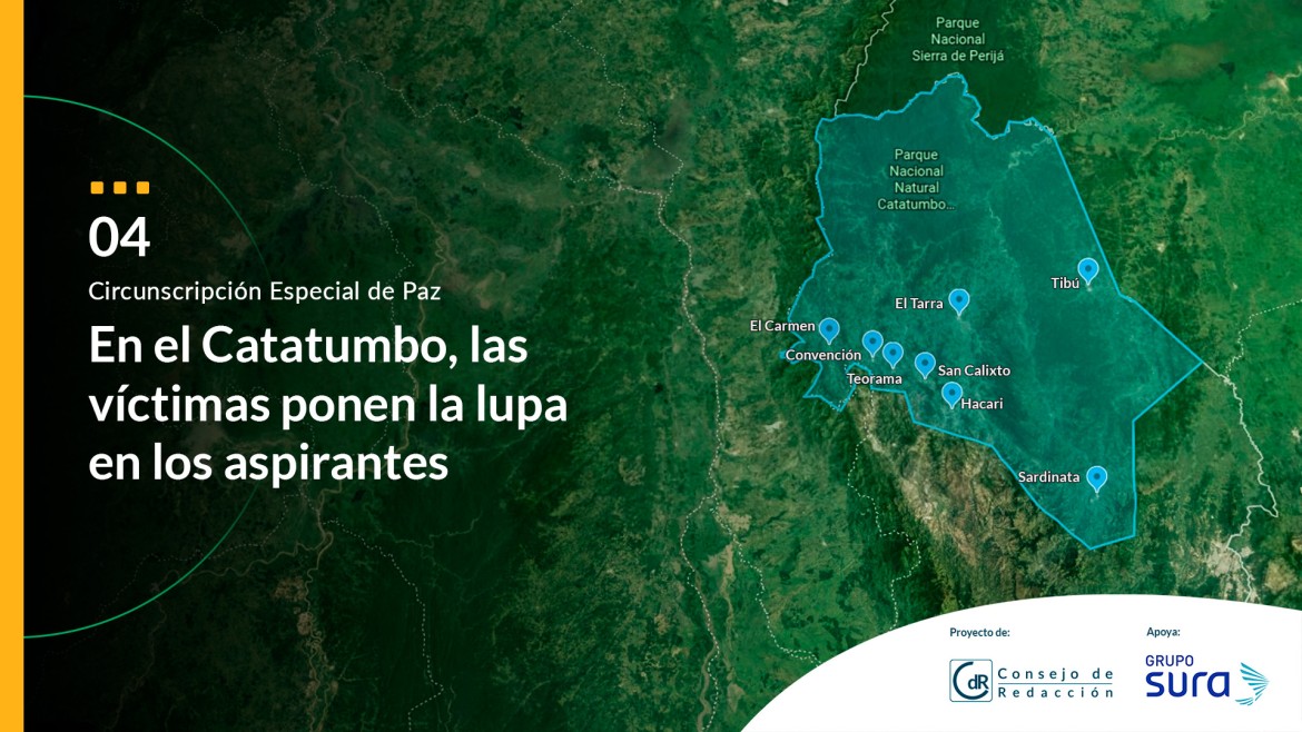 En el Catatumbo, las víctimas ponen la lupa en los aspirantes