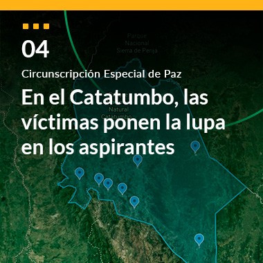 En el Catatumbo, las víctimas ponen la lupa en los aspirantes