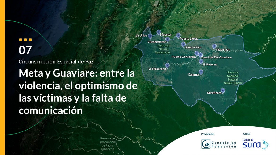 Curul de paz de Meta y Guaviare: entre la violencia, el optimismo de las víctimas y la falta de comunicación