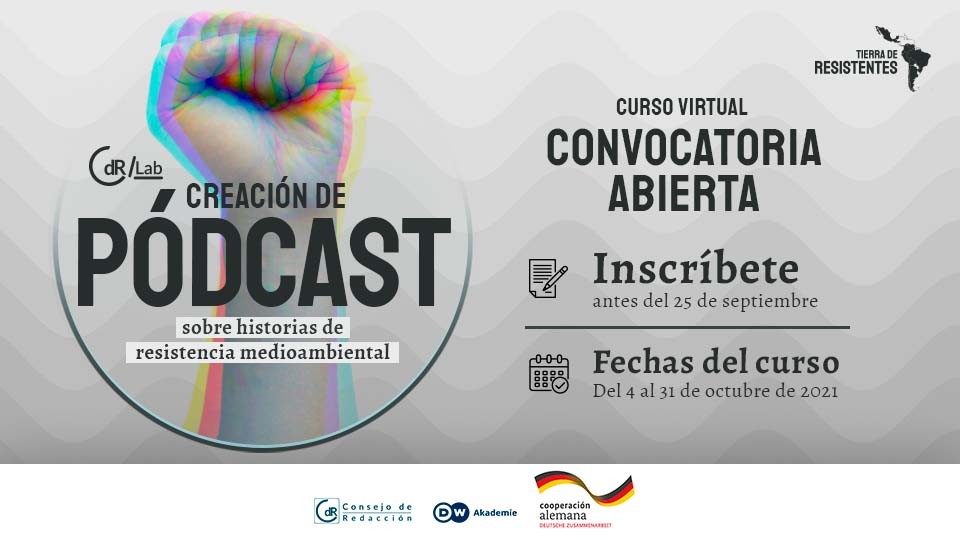 CdR/Lab Creación de pódcast sobre historias de resistencia medioambiental