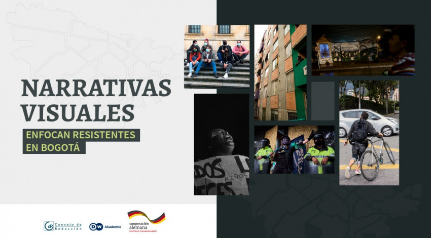 Narrativas visuales enfocan resistentes en Bogotá