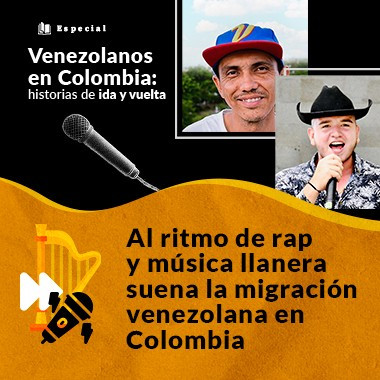 Al ritmo de rap y música llanera suena la migración venezolana en colombia