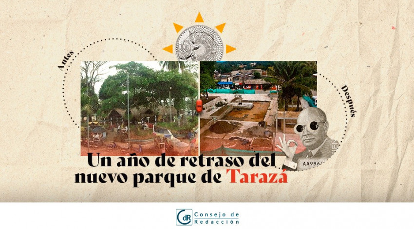 Más de un año de retraso del nuevo parque de Tarazá