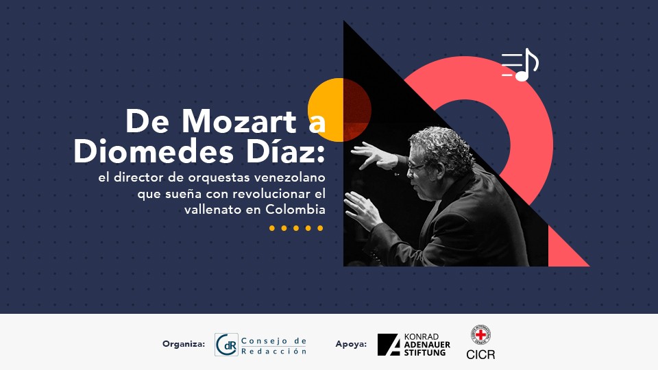 De Mozart a Diomedes Díaz: el director de orquestas venezolano que sueña con revolucionar el vallenato en Colombia