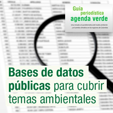 Conoce las bases de datos públicas más importantes para cubrir temas ambientales