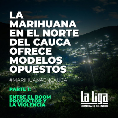 La marihuana ofrece modelos opuestos en el Norte del Cauca