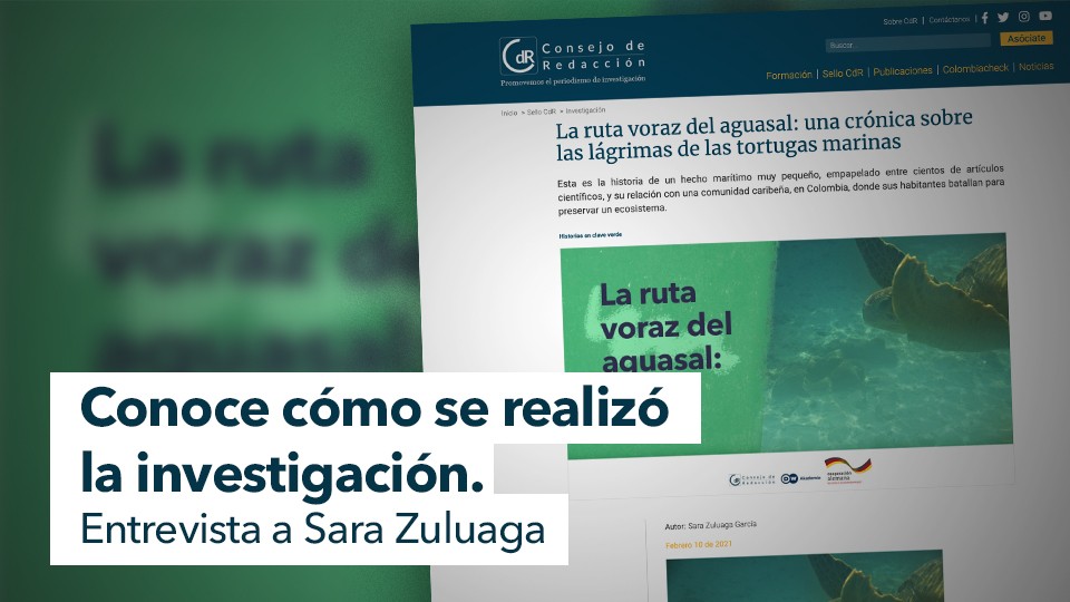 ¿Cómo hacer crónica sobre conflictos socioambientales?: La ruta voraz del aguasal