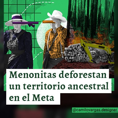 Menonitas deforestan un territorio ancestral en el Meta