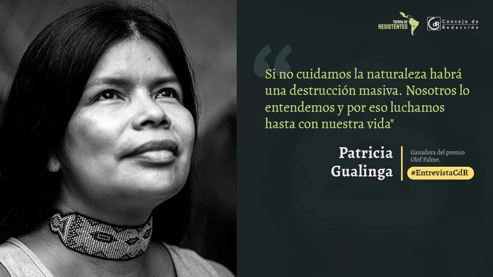 La lucha que no termina: Patricia Gualinga es la primera mujer indígena en ganar el premio Olof Palme