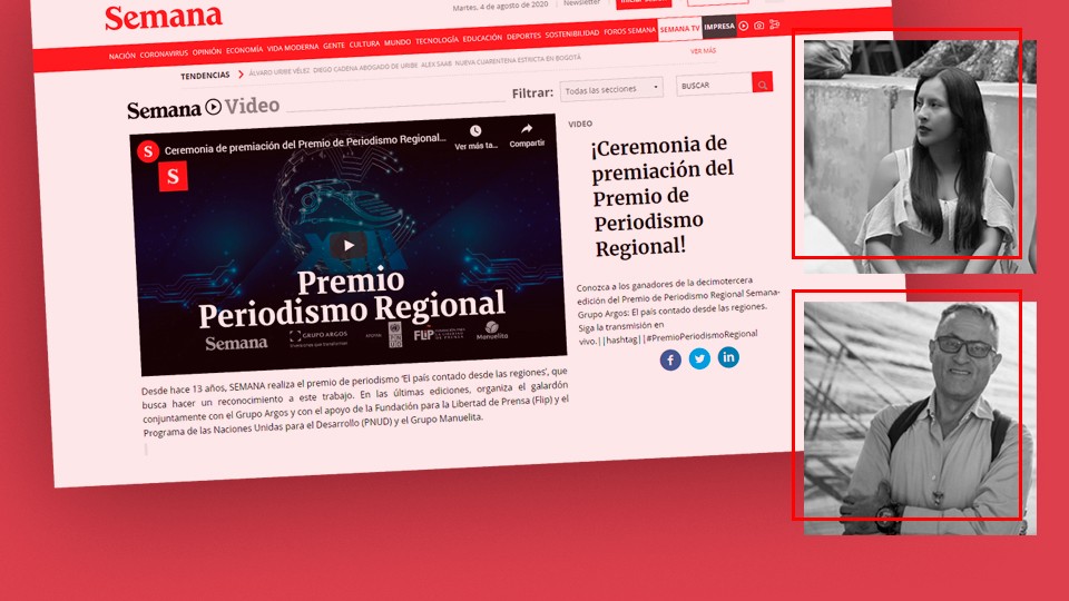 CdR presente en los Premios de la Revista Semana