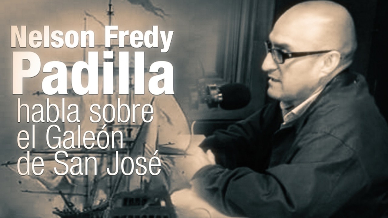 Nelson Fredy Padilla, asociado CdR, invitado a Líderes RCN a hablar sobre El Galeón de San José