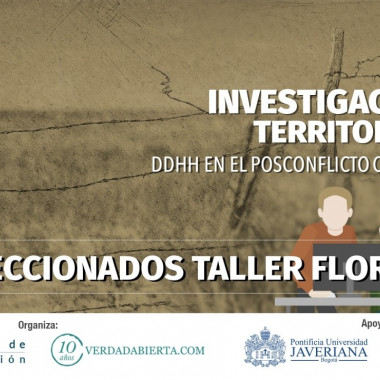 Estos son los seleccionados de CdR/Lab investigaciones territoriales - Florencia