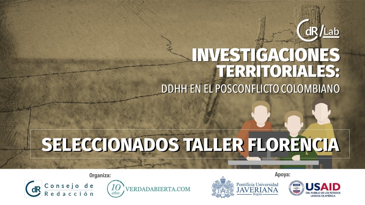 Estos son los seleccionados de CdR/Lab investigaciones territoriales - Florencia