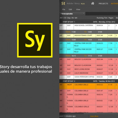 Adobe Story para periodistas audiovisuales