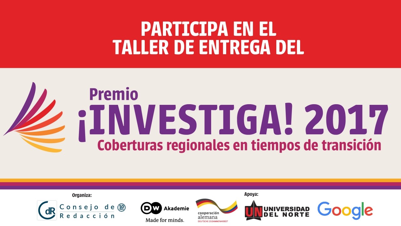 Taller de entrega Premio ¡Investiga! 2017