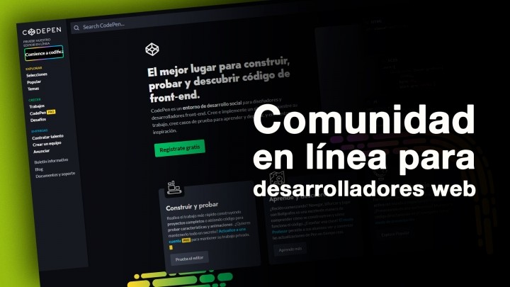 CodePen, comunidad para desarrolladores web