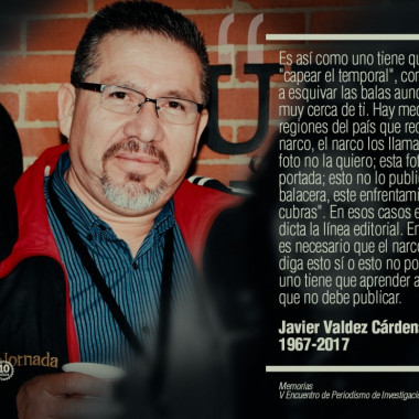 El fundador y periodista de Ríodoce, Javier Valdez Cárdenas, fue asesinado en Culiacán, Sinaloa