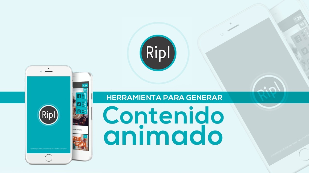 Ripl, crea piezas animadas para redes sociales