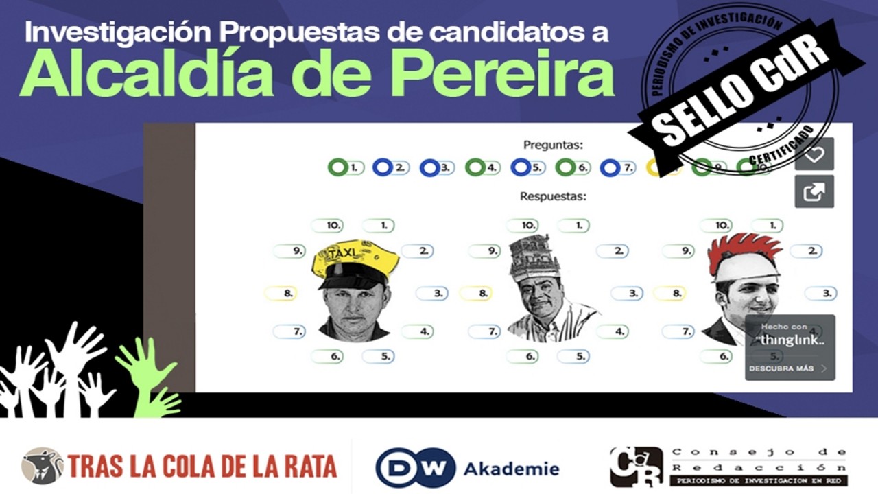 Tras la cola de la rata les puso la lupa a los candidatos a la Alcaldía de Pereira. Investigación Sello CdR