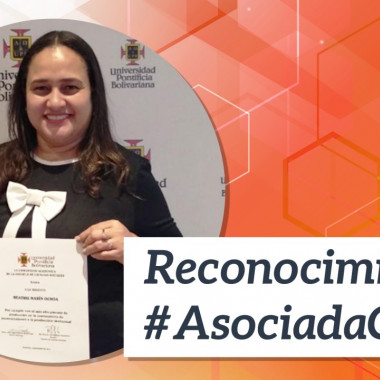 Beatriz Marín, Asociada CdR recibe distinción por la UPB