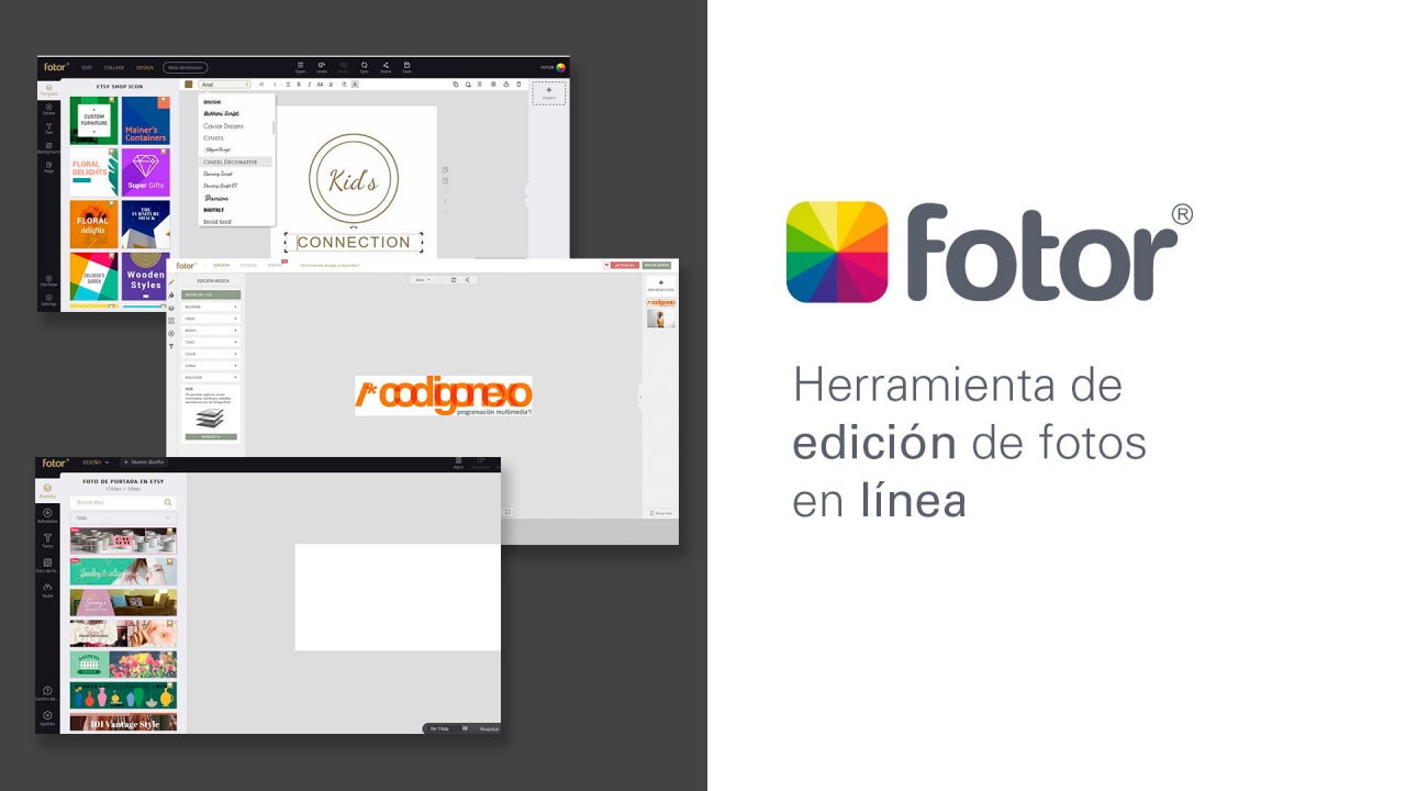 Fotor, editor de fotos en línea