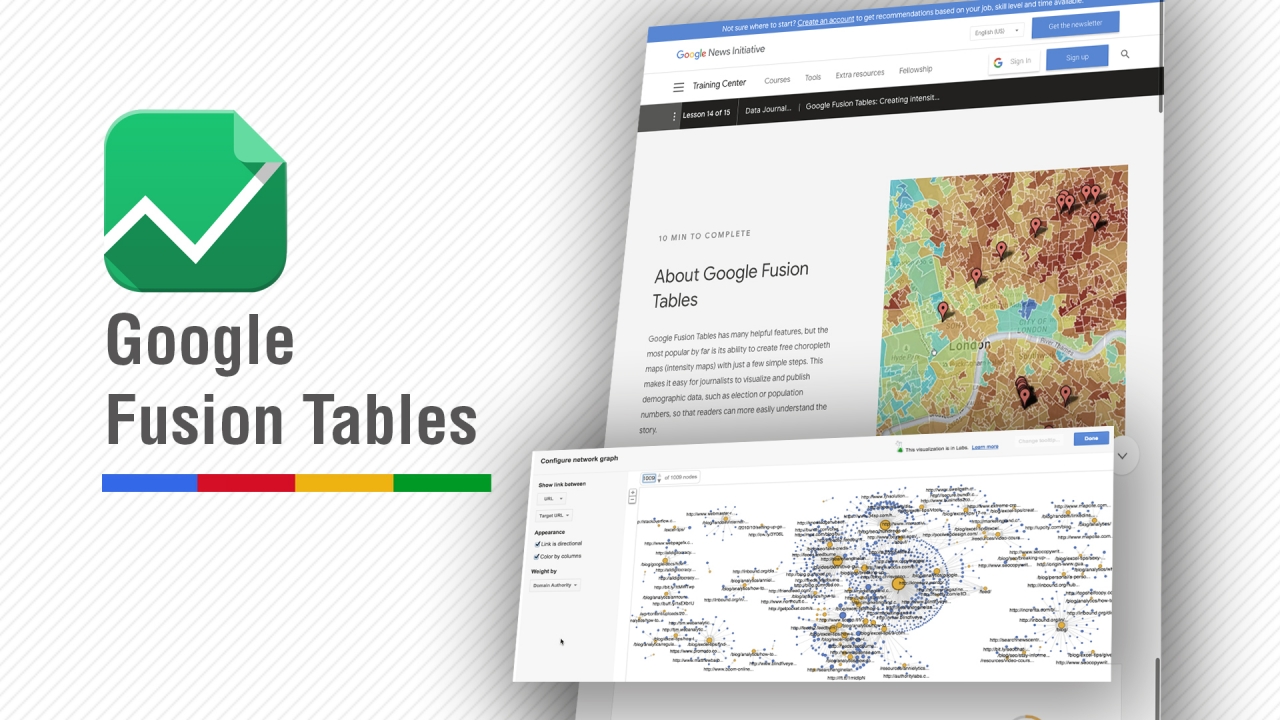 Utiliza Google Fusion Tables y mapea tus datos