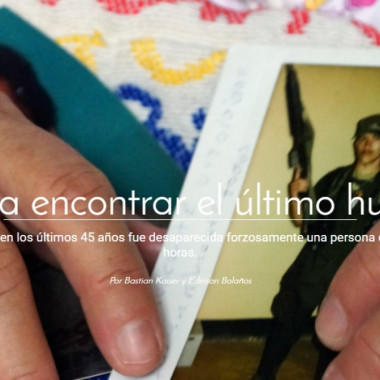 ‘Hasta encontrar el último hueso’, una historia de desaparecidos