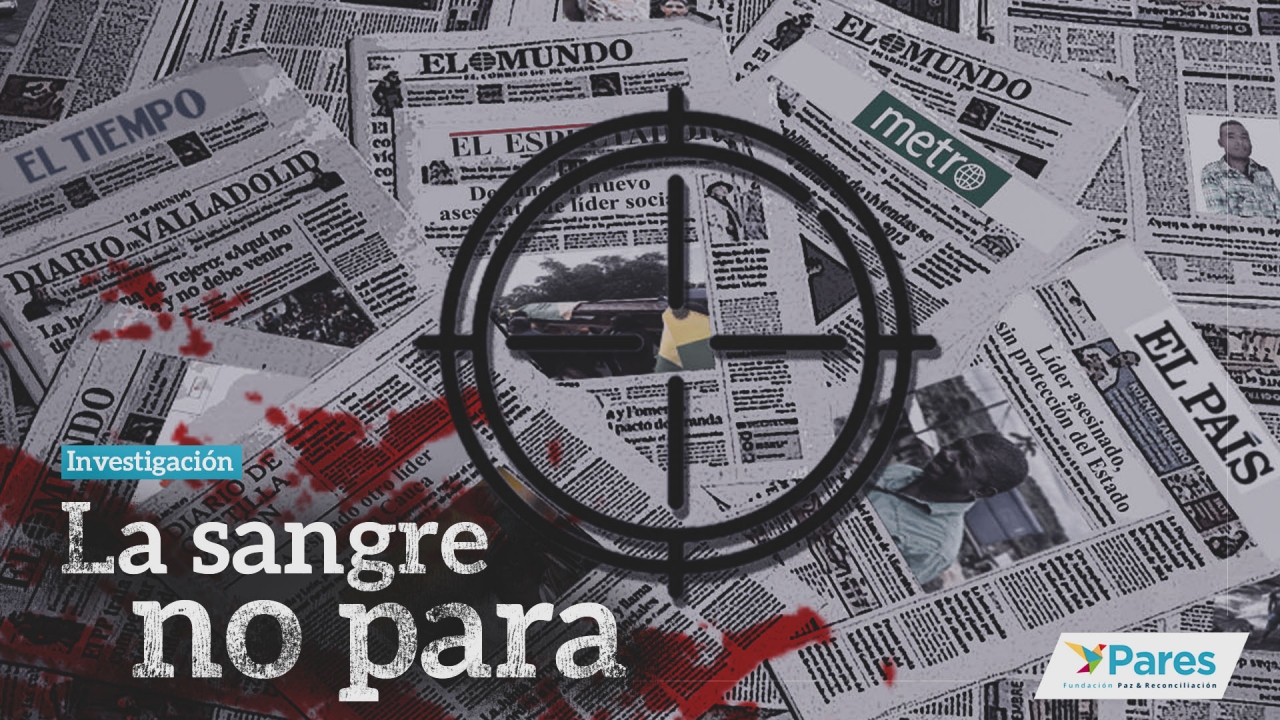 Líderes sociales víctimas de la violencia en Colombia