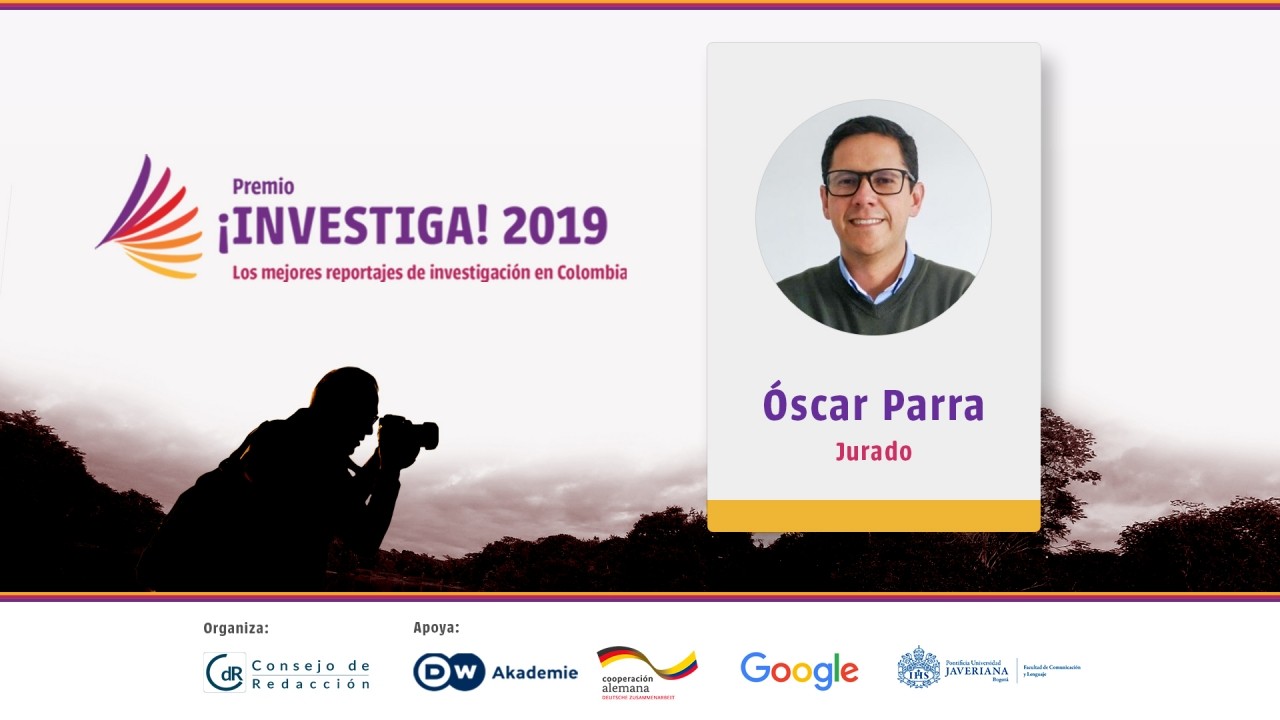 Conoce las expectativas del jurado, Óscar Parra, sobre el Premio ¡Investiga! 2019