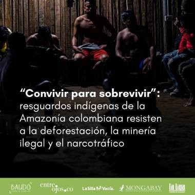 “Convivir para sobrevivir”: resguardos indígenas de la Amazonía colombiana resisten a la deforestación, la minería ilegal y el narcotráfico